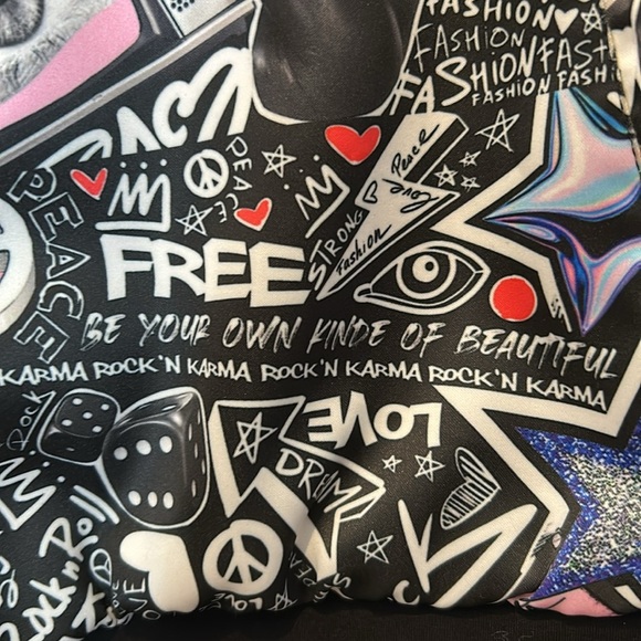 Rock N Karma Bomber Moto Jacket Bedazzled L - Picture 16 of 17